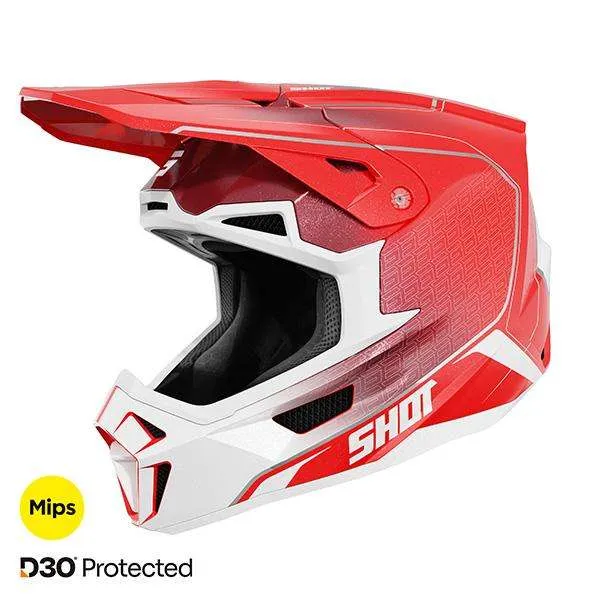 SHOT LITE GLORY CASCO DE MOTO ROJO PEARLA