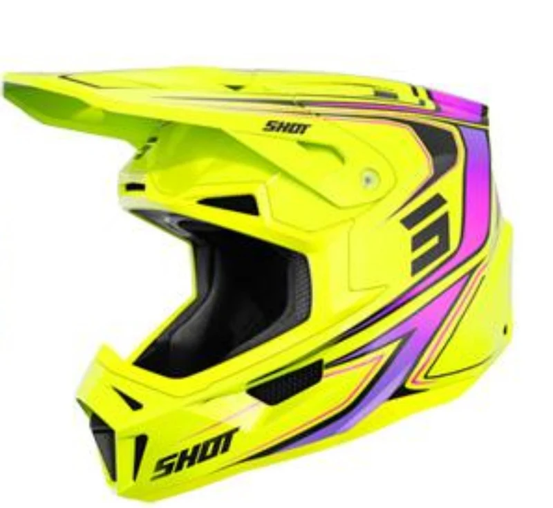 SHOT LITE GLORY CASCO DE MOTO NEON AMARILLO PEARLA