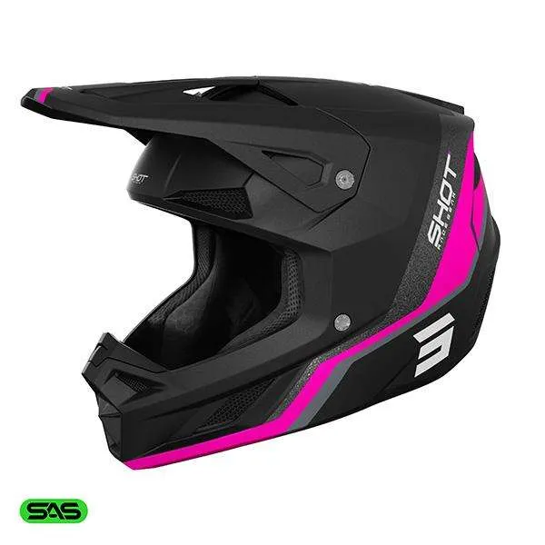 SHOT SPEED S CASCO DE MOTO ROSA MATE