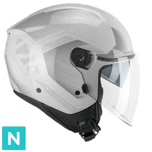 CGM 126G IPE CITY CASCO DE MOTO GRIS GRIS