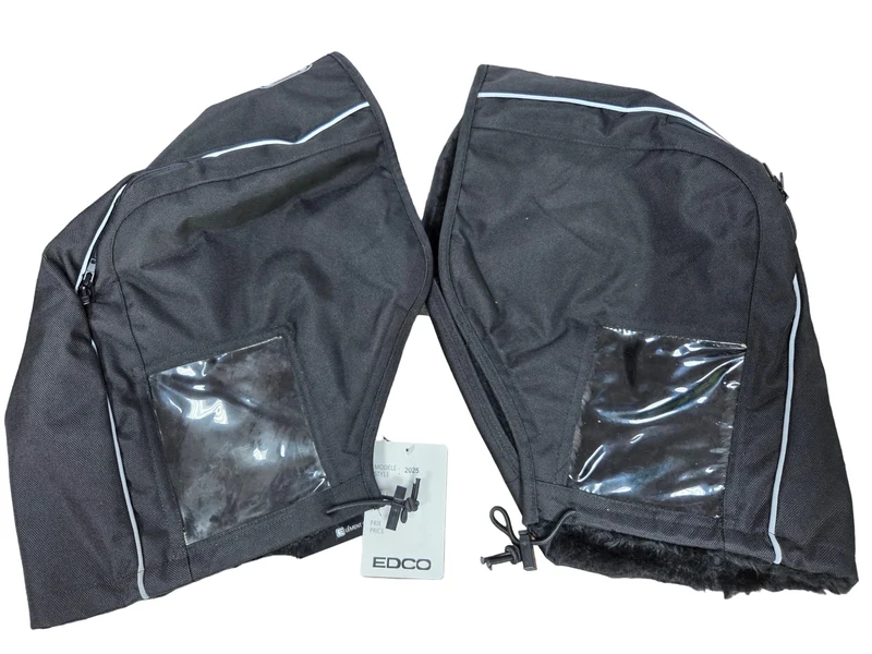 EDCO MANCHON RÉFLÉCHISSANT AVEC FENÊTRE (PAIRE) / EDCO REFLECTIVE MUFF WITH WINDOW (PAIR)