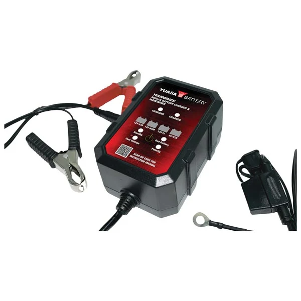 Yuasa 900m Amp Charger & Maintainer (6/12V) (YUA900MACH)