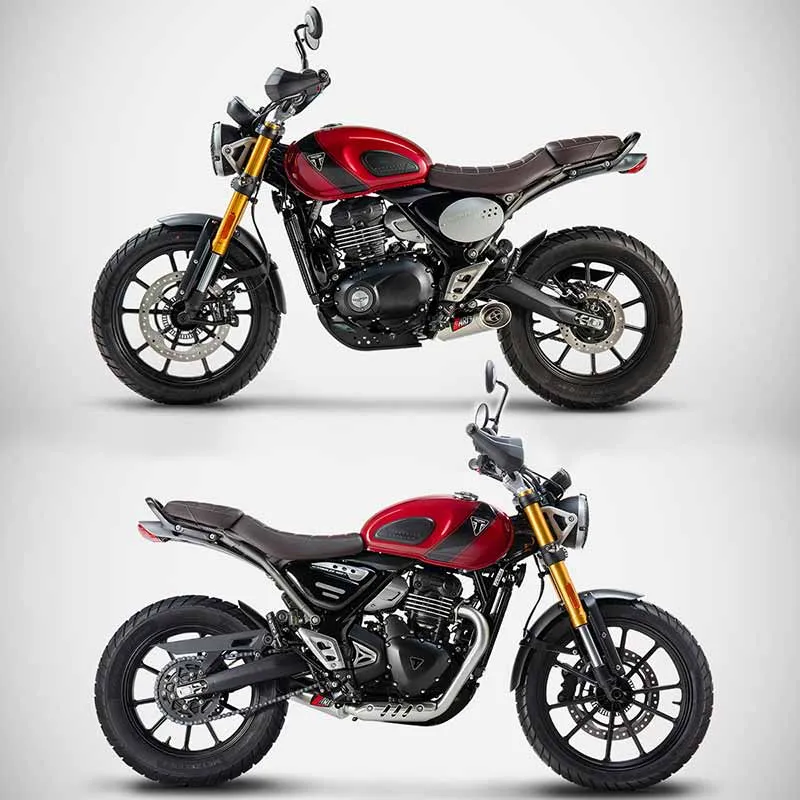 Ligne echappement Racing Triumph Scrambler 400X / SPEED 400 | Zard