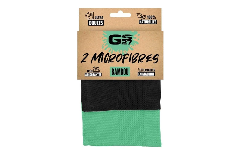 Pack de 2 microfibres en bambou