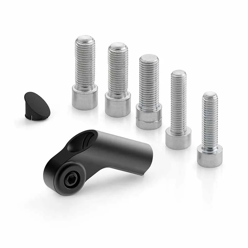 Kit de montage Multifit retroviseur Side Mount BS887B (hauteur 58,5mm) | Rizoma