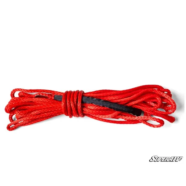 SuperATV Synthetic Winch Rope Replacement (WN-RP-6K-RED)