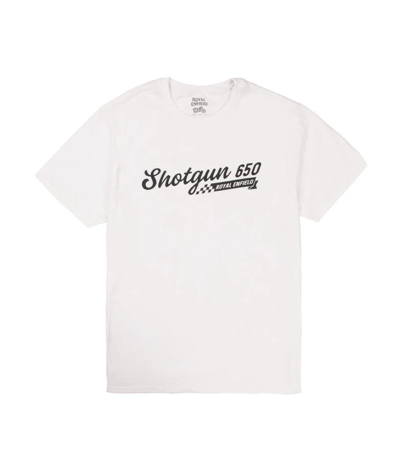 T-Shirt Royal Enfield "ShotGun 650" Bianca