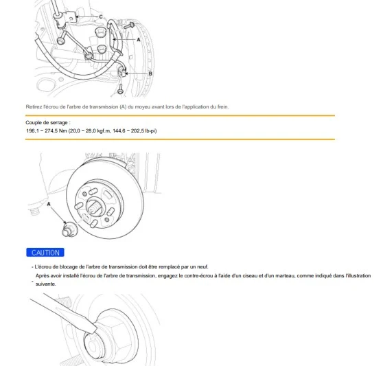 Manuel d'atelier Hyundai Accent 2010 2018 français