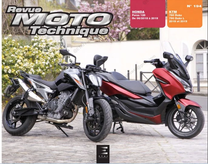 Manuel de réparation KTM 790 Duke 2018 2019