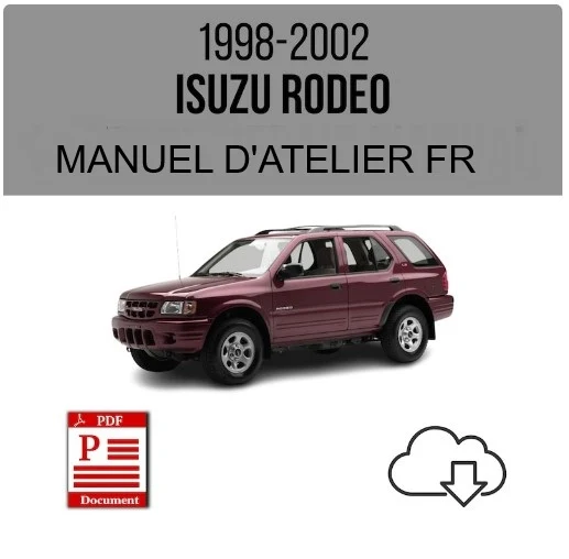 manuel d'atelier Isuzu Rodeo 1998 2002 français
