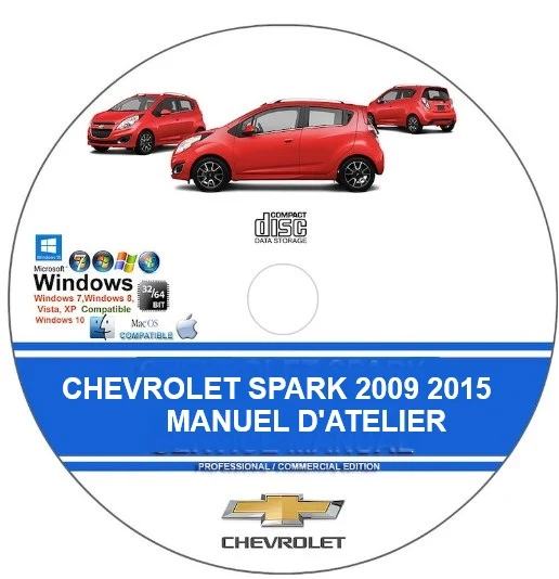 manuel d'atelier Chevrolet Spark 2009 2015 français