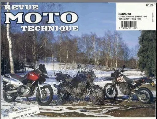 manuel d'atelier Suzuki DR 650 SE XF650 96 2002
