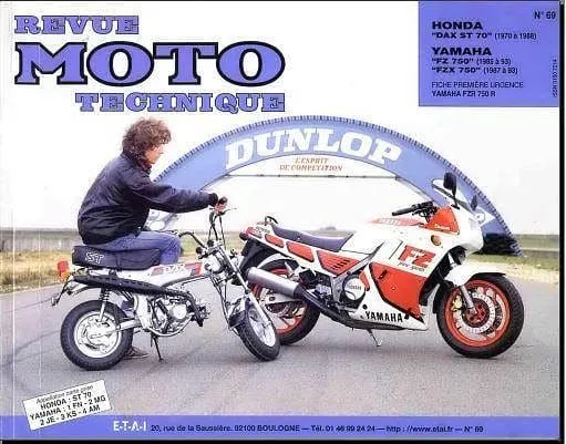 Manuels d'atelier Honda Dax 50 70 français anglais