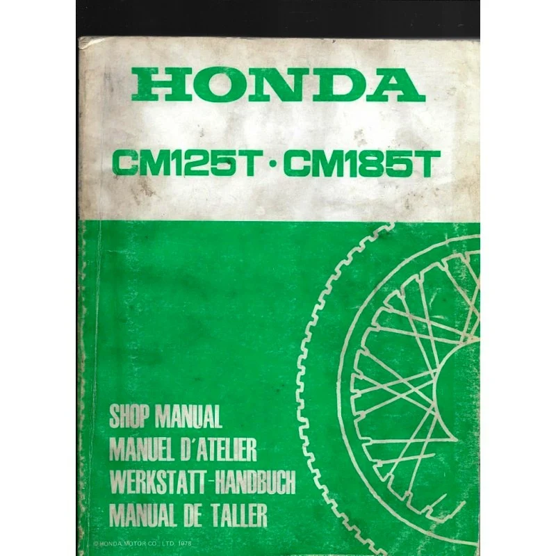Manuel d'atelier Honda 125 CM