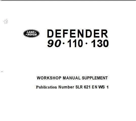 Manuel d'atelier Land Rover 90 110 130