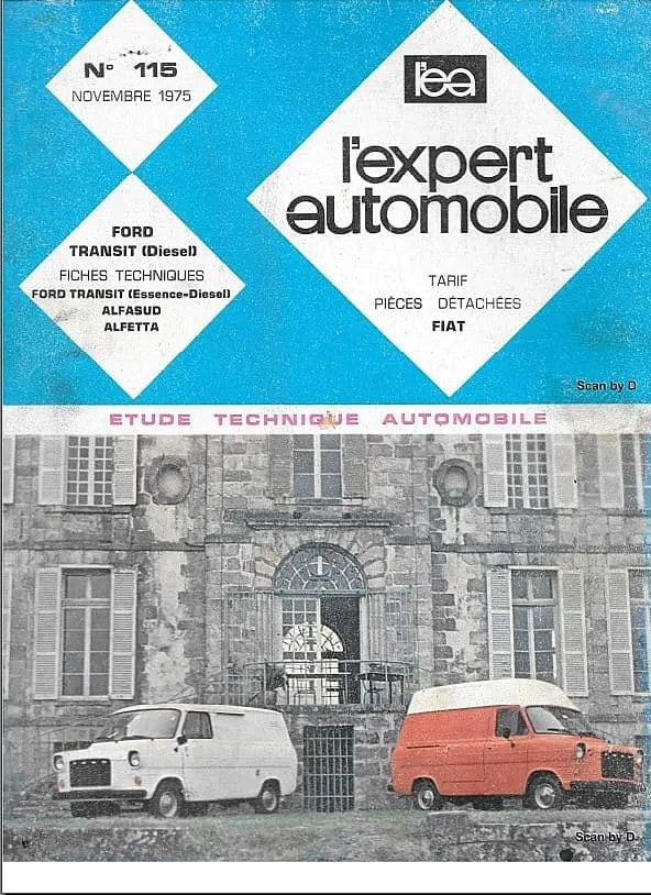 Revue technique Ford Transit 1 diesel