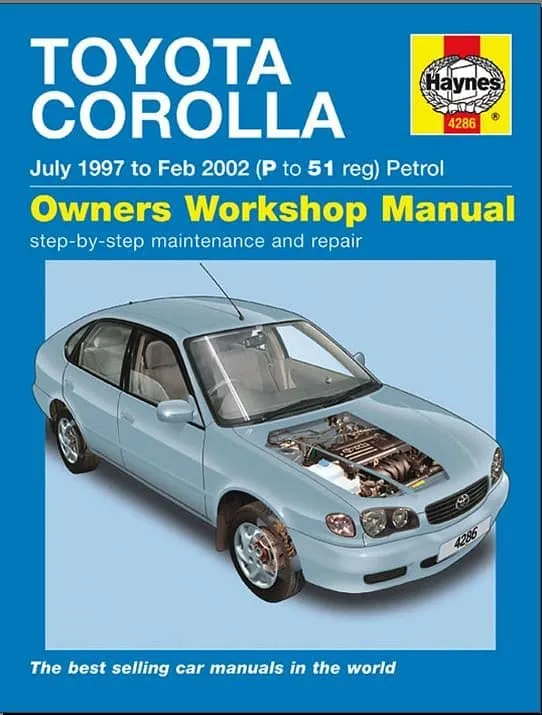 manuel de réparation Toyota Corolla 1997 2002