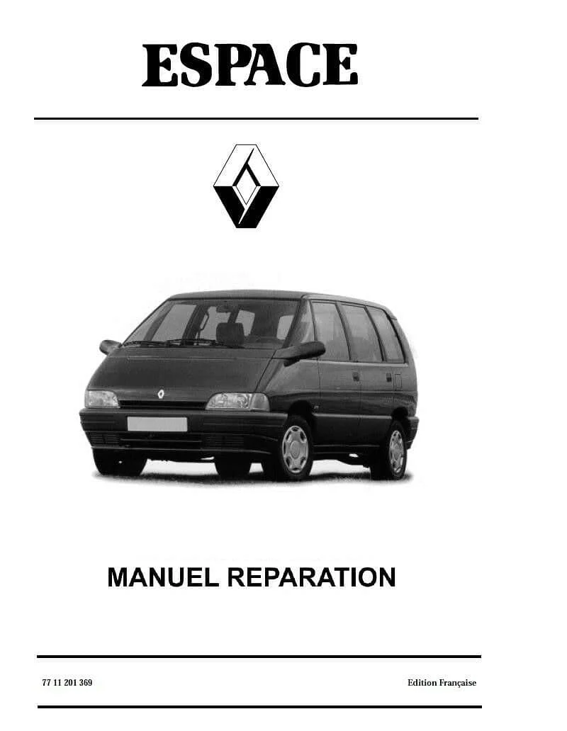 Manuel d'atelier Renault Espace 2 tous modèles dont Quadra