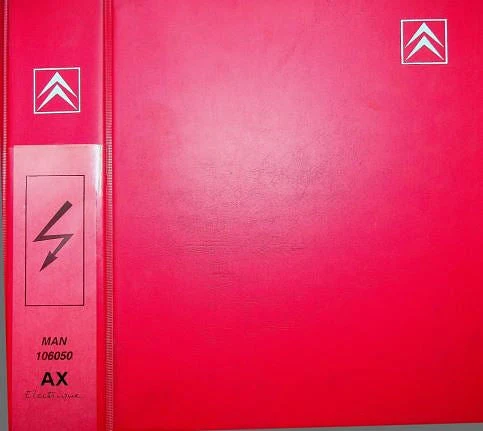 manuel d'atelier Citroën AX electrique