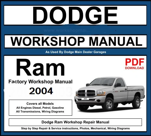 manuel d'atelier Dodge Ram Pick up 2004