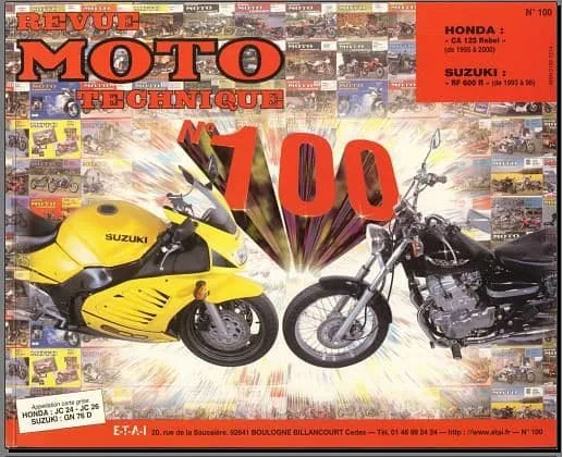 manuel d'atelier Honda 125 rebel