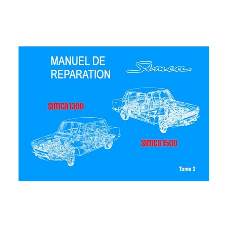 manuels d'atelier Simca 1300 1500