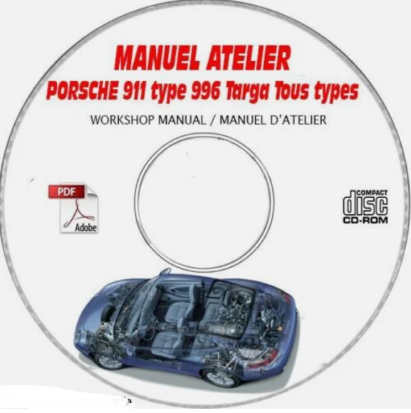 manuels d'atelier Porsche 996 1999 2004 français anglais