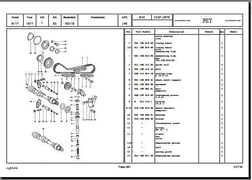 manuels d'atelier Porsche 911 SC 72 à 80 anglais