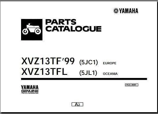 manuel d'atelier yamaha XVS1300 royal Star 97 à 99