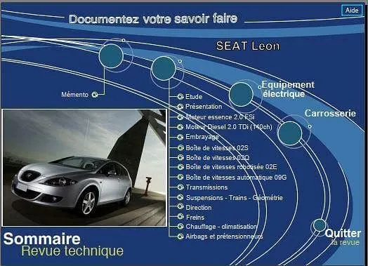 Manuel d'atelier Seat Leon 2005