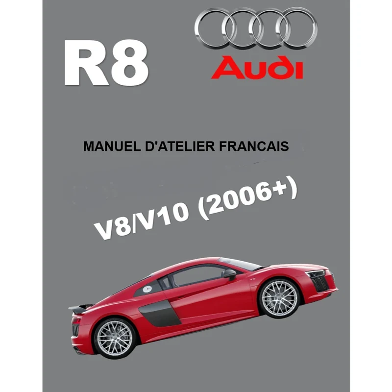 manuel d'atelier Audi R8 2007 2014 français