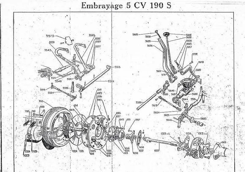 manuel d'atelier Peugeot 5cv 172 S et 190 S