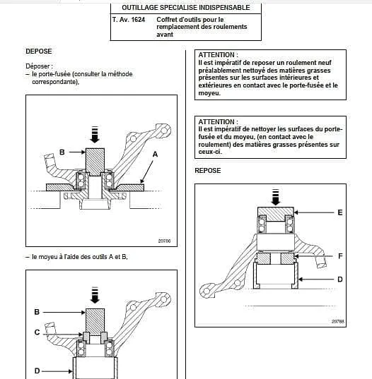 manuel d'atelier Nissan Primastar Opel Vivaro 2003