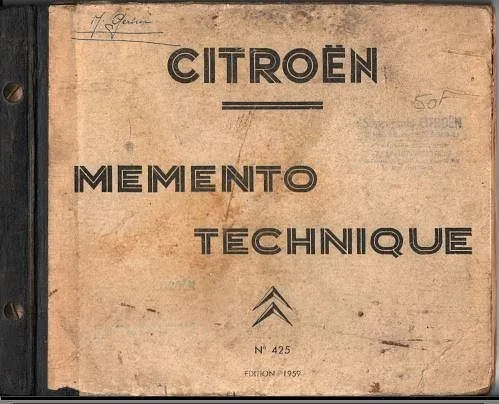 manuel d'atelier Citroën 5hp 10hp 1919 1928