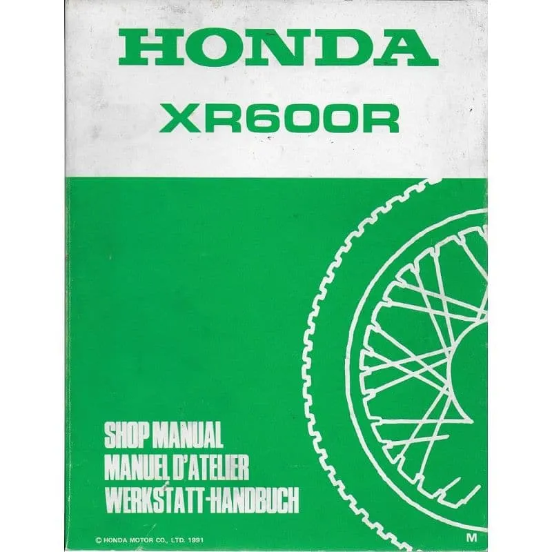 Manuels d'atelier Honda 600 XRR