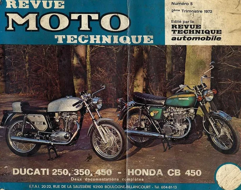 manuel d'atelier et de réparation Ducati 160 250 350 450 Desmo