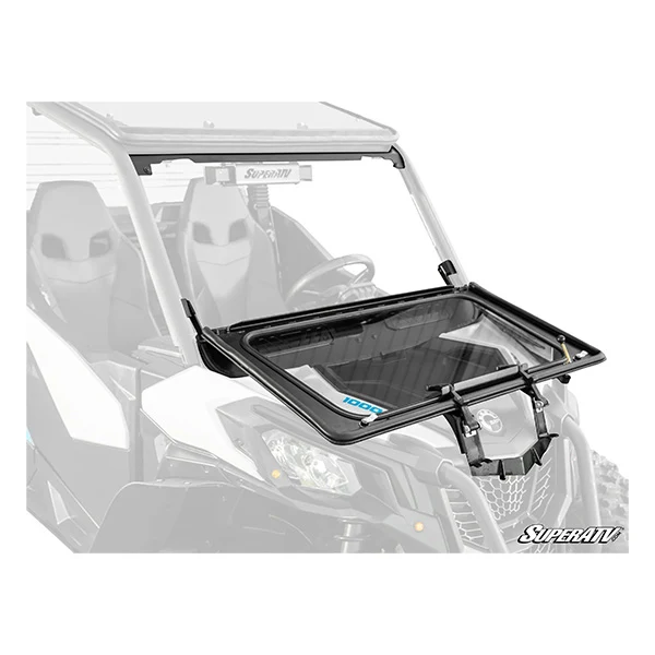 SuperATV Flip Down Glass Windshield (FDGWS-CA-T-01)