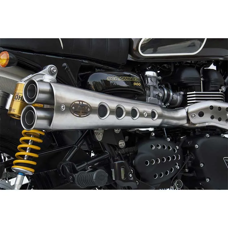 Ligne complète inox Spécial Édition pour Triumph Scrambler 900 (2001-2016) | Zard