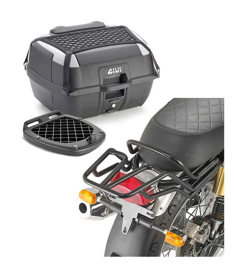 Kit Portapacchi e Bauletto B45+ per Interceptor 650 - GIVI