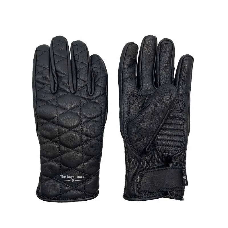 Gants moto femme cuir SOHO | The Royal Racer