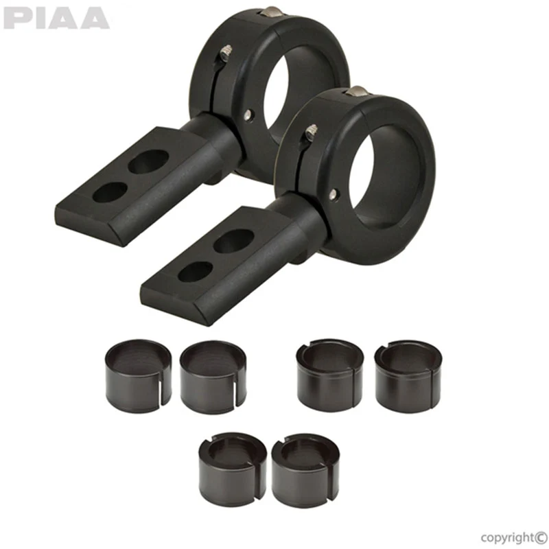 Kit Supports Feux Additionnels sur barres Ø 22/25/28 mm | BLACKPINES