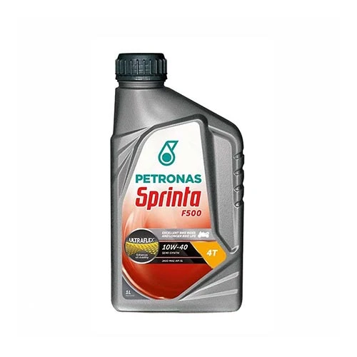 Huile moteur Sprinta F500 Semi-Synth 10W40 4T 1L ou 4L | Petronas