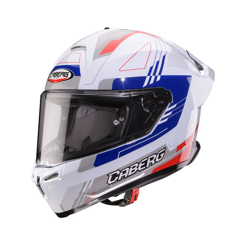 CABERG ROXTER COLT CASCO INTEGRAL BLANCO ROJO AZUL GRIS