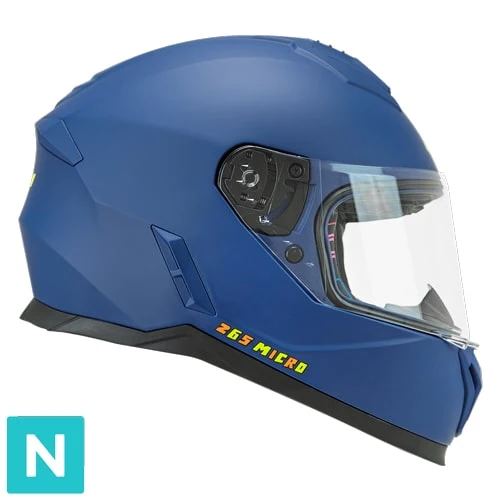 CGM 265A MICRO CASCO DE MOTO AZUL OPACO