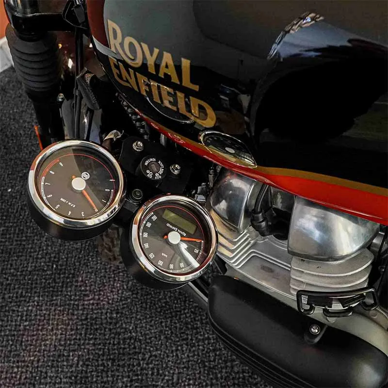 Support de relocalisation de compteurs pour Interceptor et Continental GT | Bonvent Motorbikes