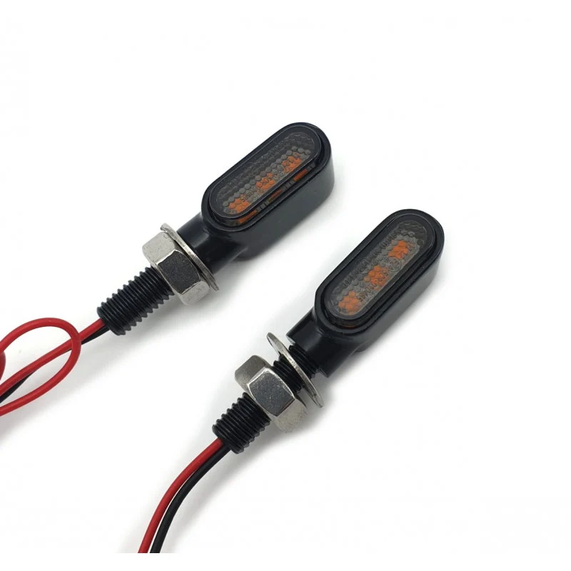 Mini Clignotants LED PARK noir ou chrome | Brazoline