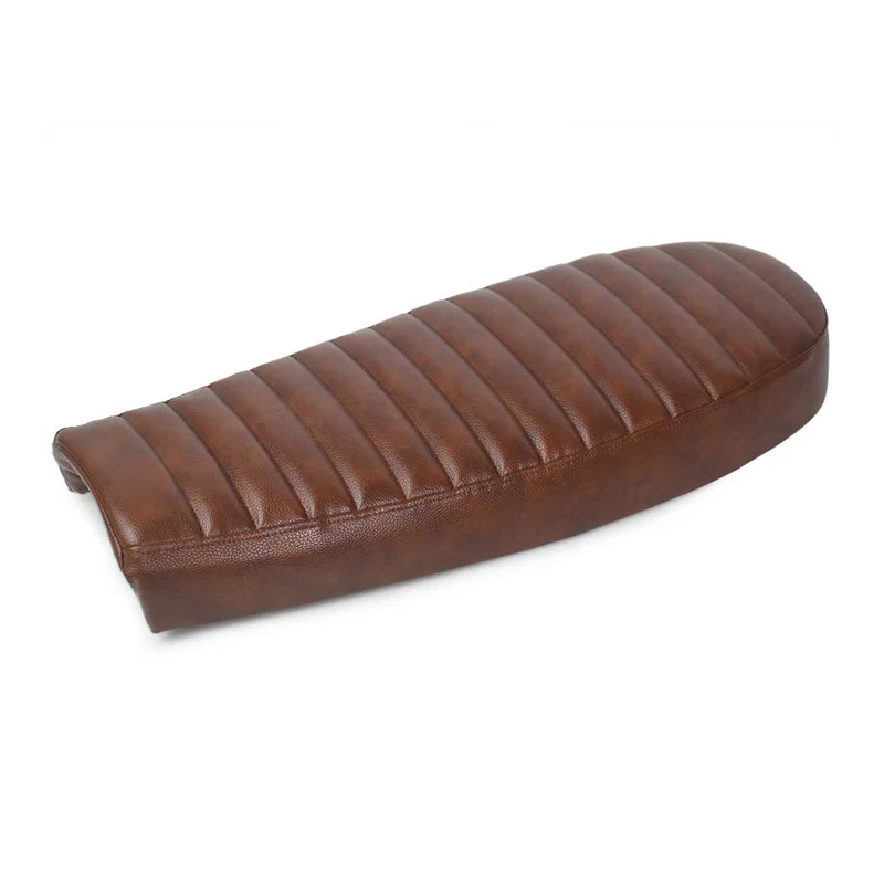 Selle Scrambler Plate Universelle Marron ou Noire | Brazoline