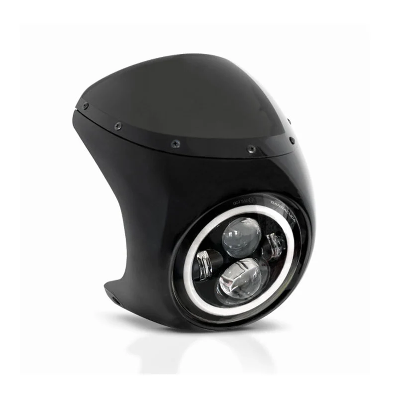 Kit Tête de Fourche CLASSIC SCREEN + Phare DRAGON LIGHT | Barracuda
