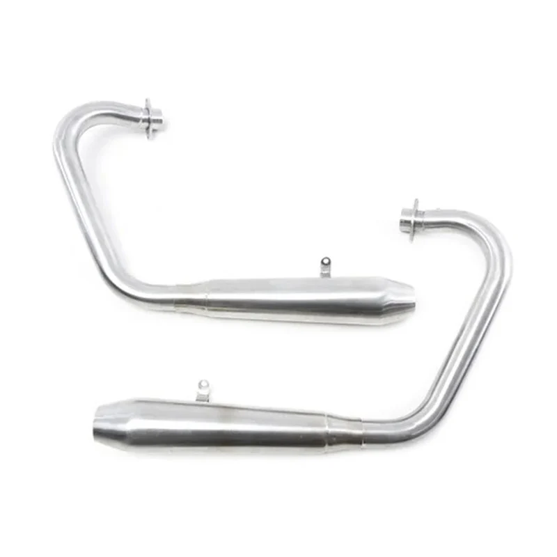 échappement inox sortie basse pour Royal Enfield 650 | Hedgehog Motorcycles