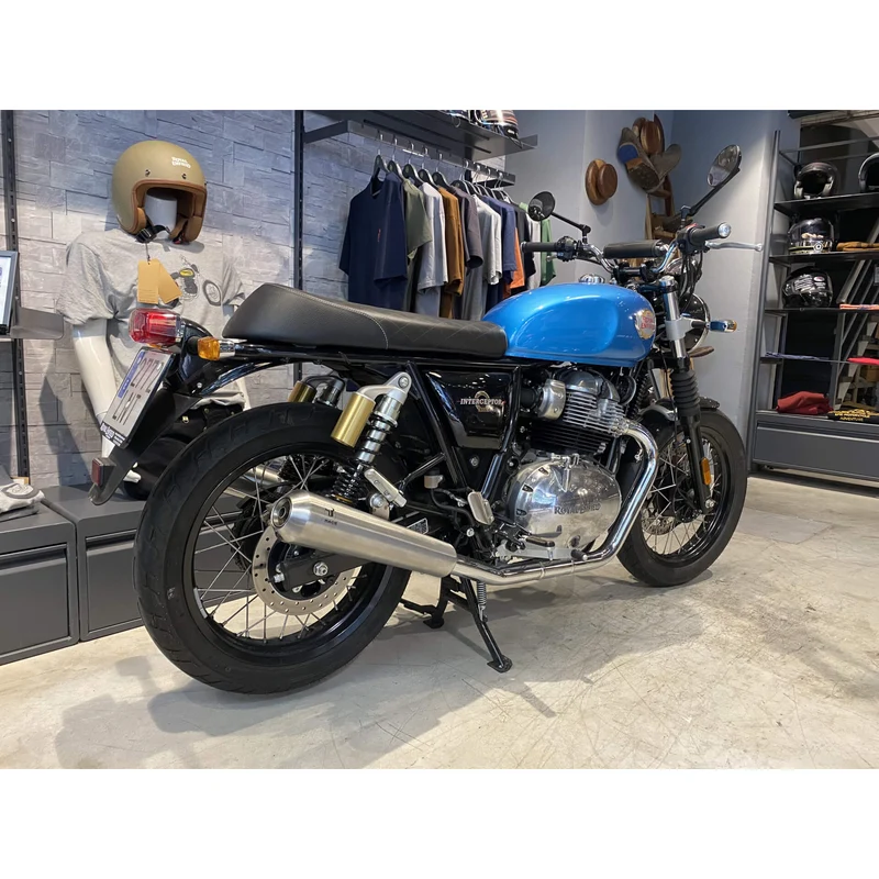 Silencieux Inox brossé Royal Enfield 650 Continental Gt & Interceptor | IXRACE